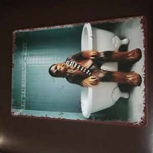 Star wars chibaka metal sign